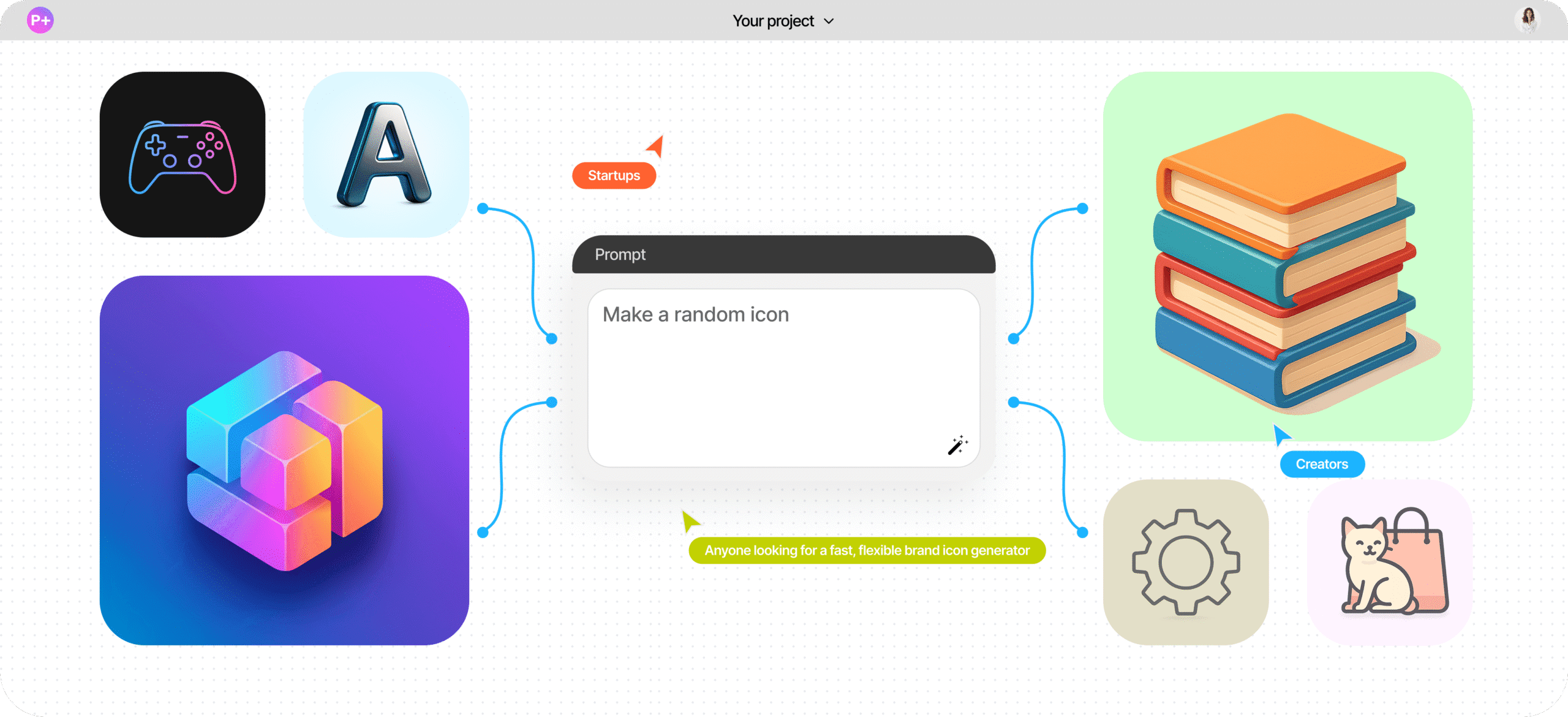 Generador gratuito de iconos AI