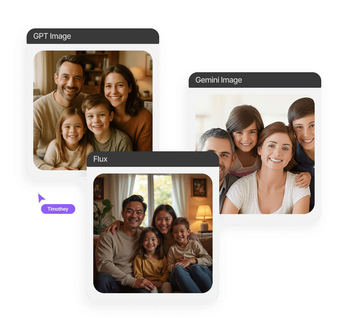 Generador gratuito de retratos de familia AI cómo