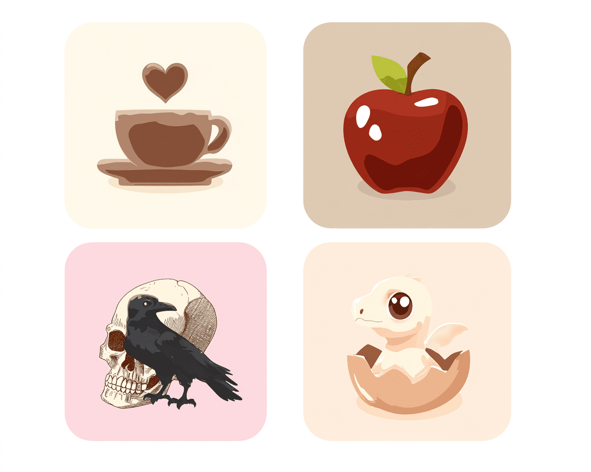 conjuntos de iconos creados por el generador gratuito de iconos AI