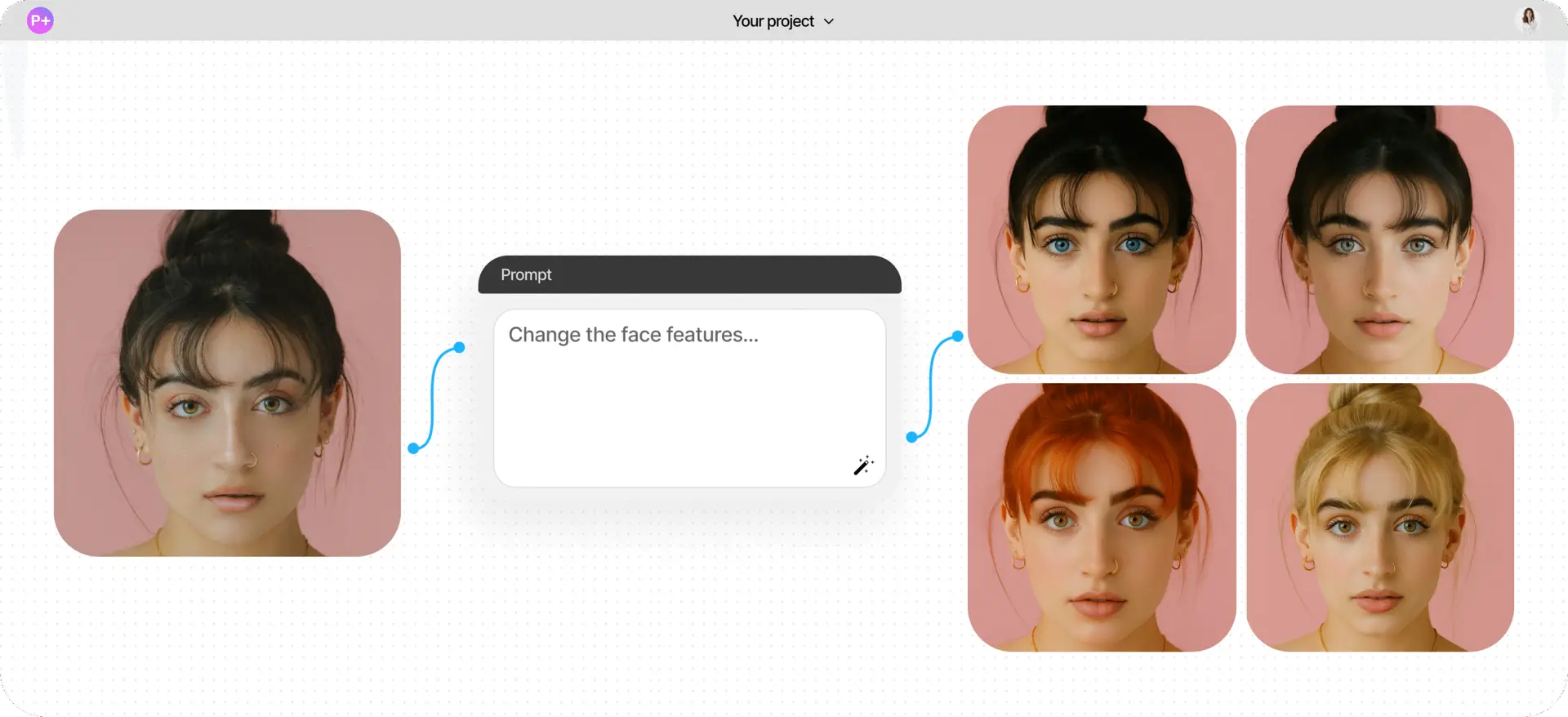 Editor de imágenes de caras AI gratuito
