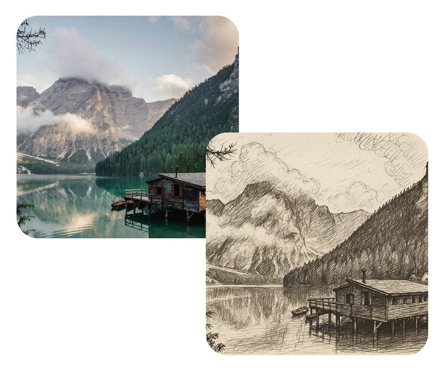 Where can you use AI-generated sketches?​