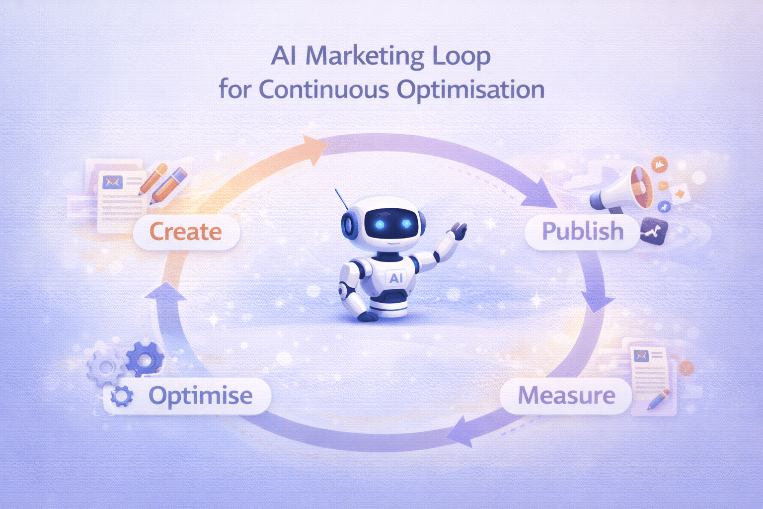 AI marketing loop for continuous optimisation.