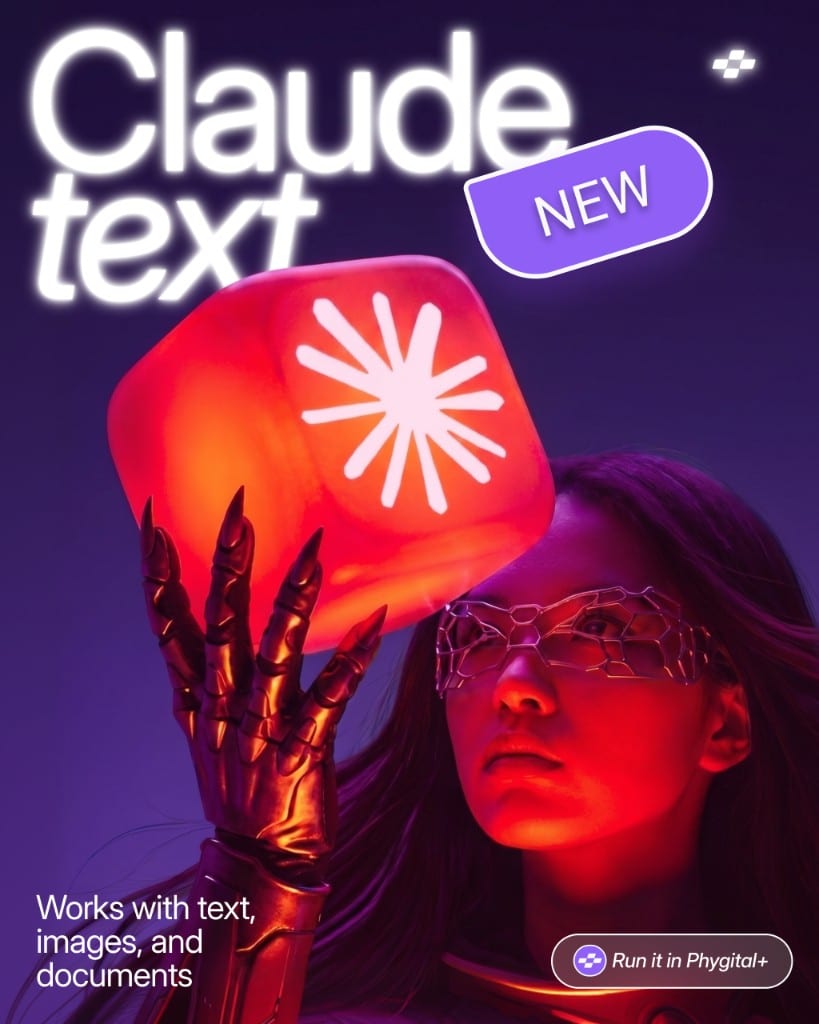 Claude Text update in Phygital+