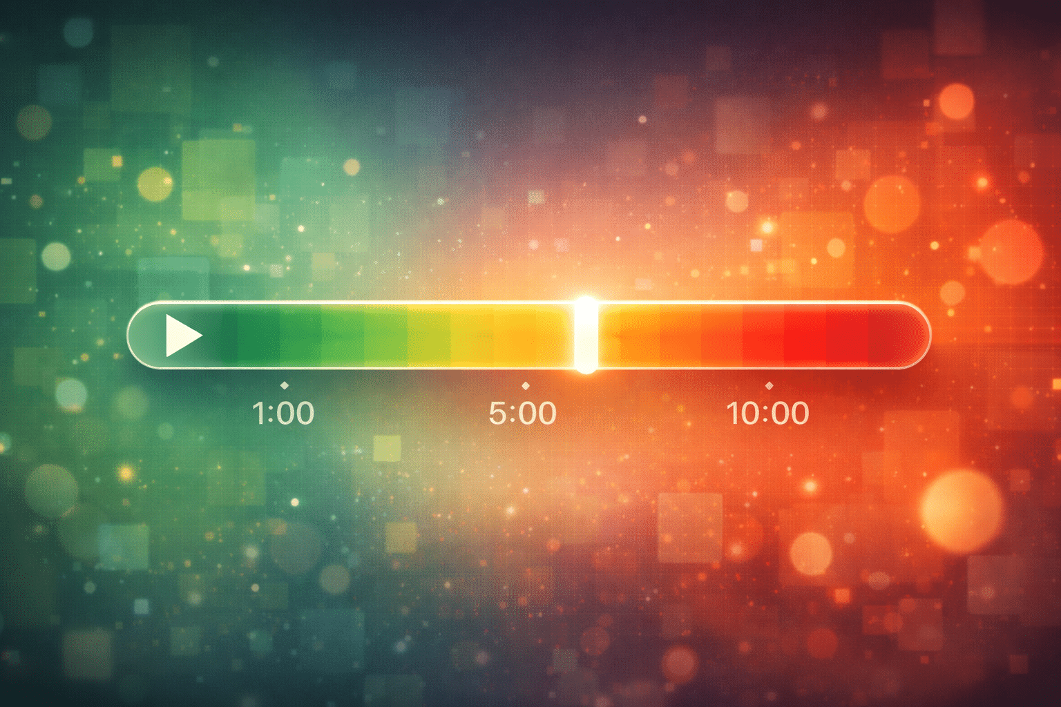 Illustration comparing long-form and short-form video content