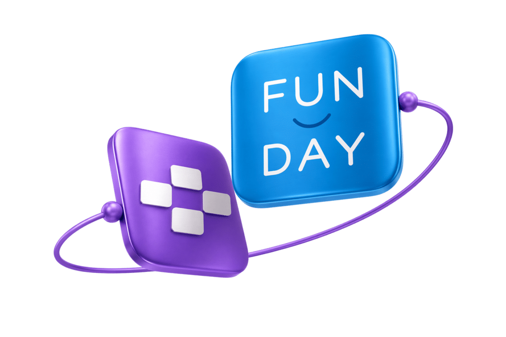 The Phygital+ and Funday Logos