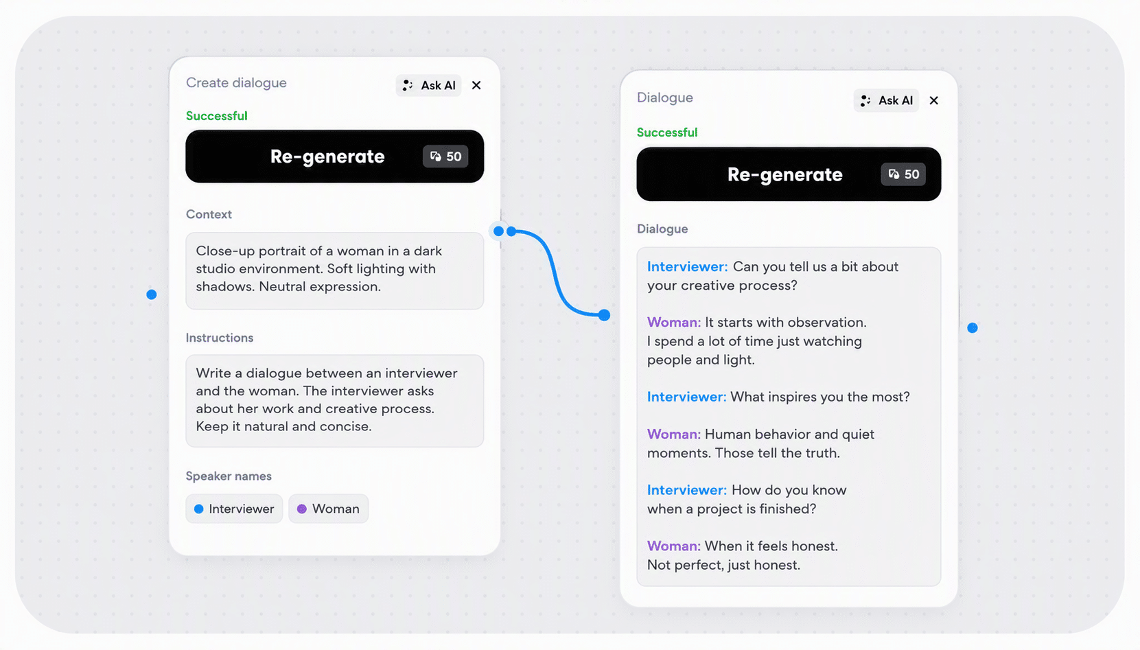 Dialogue Creation