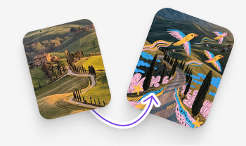 Illustrated Travel Scenes